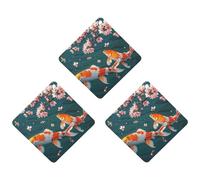 Lucky Charm Lot de 3 désodorisants de voiture à suspendre en forme de losange pour voiture, maison, bureau, gris