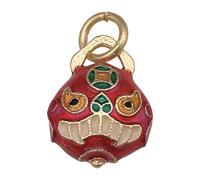 Lucky Charm - Pendentif, Prosperity Brass | Caractéristique d'équilibre énergétique protecteur fait à la main, produit traditionnel de bonne spiritualité, bijoux pour femmes bijoux quotidiens, Modèle