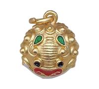 Lucky Charm - Pendentif, Prosperity Brass | Caractéristique d'équilibre énergétique protecteur fait à la main, produit traditionnel de bonne spiritualité, bijoux pour femmes bijoux quotidiens, Modèle
