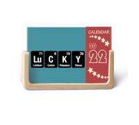 Lucky Checal Element Science Calendrier de bureau 2022 12 mois