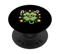 Lucky Clover Fun Music Vibes PopSockets PopGrip Adhésif