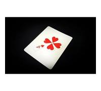 Lucky Clover Hearts Carte de poker Tours de magie Gimmicks Belle illusion visuelle d'amour et de fortune Accessoires magiques