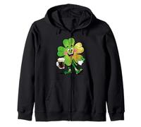 Lucky Clover Parade Joyeux Design Irlandais Sweat à Capuche