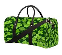 Lucky Clover Sac de sport imperméable avec bandoulière Motif trèfle