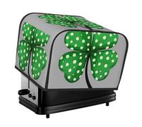 Lucky Clover Spot 4 tranches Couverture Grille-pain - Imperméable à l'eau et à la poussière Tissu Oxford Protecteur avec Poche Latérale pour Petits Appareils de Cuisine