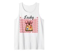 Lucky Cornhole Chemise de Cornhole Player Bean Bag Girl Mom Débardeur