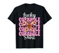 Lucky Cornhole Chemise de Cornhole Player Bean Bag Girl Mom T-Shirt