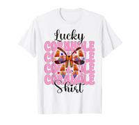 Lucky Cornhole Chemise de Cornhole Player Bean Bag Girl Mom T-Shirt