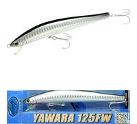 LUCKY CRAFT FlashMinnow 125 YAWARA FW (NoScales) (7775 Super Glow Zebra Metallic Anchovy), Leurres de pêche en eau salée, Jerkbait Surf Accessoires et équipement de pêche, flétan et bar