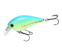 LUCKY CRAFT LC 1.5 Silent Crankbait Leurres de pêche, 6,5 cm Squarebait, leurres de bar, appâts durs flottants de 1,2 m de profondeur, équipement de pêche, 406 brème bleue