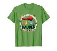 Lucky Dauber Bingos Charm Trèfle Game Night Fun T-Shirt, Homme, Herbe, XXL