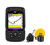 LUCKY Détecteur de Poissonécran LCD couleur de 7,1 cm Portable 200 kHz/83khz double fréquence Sonar 100 m Profondeur de détection Finder