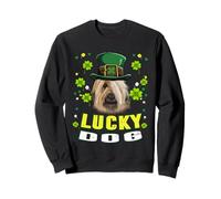 Lucky Dog Briard Leprechaun Funny St Patricks Day Sweatshirt
