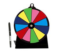 Lucky Draw Roulette, Wheel Prix Tablet Top, Roue de récompense de fête, Plaisir réutilisable, Support réglable, 20x15x7cm, pour Les émissions de Collecte de Fonds pour Les Salons des Carnivals