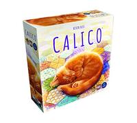 Lucky Duck Games | Calico | Jeu de Société Stratégique Tricot et Chat pour Adultes et Enfants dès 10 Ans + | Jeu de Plateau| Pose de Tuiles & Jetons | 1 à 4 Joueurs | 30-45 Min | en Français