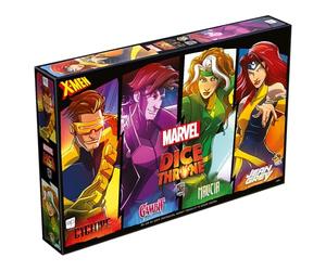 LUCKY DUCK GAMES - Dice Throne Marvel X-Men - Cyclope, Gambit, Malicia & Jean Grey - Jeu de Dés et de Combat Stratégique - Extension Compatible Dice Throne - 2 à 4 Joueurs - Dès 8 Ans - en Français