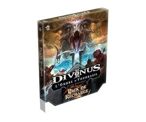 LUCKY DUCK GAMES | Divinus - L’Ombre d’Yggdrasil | Pack de Recharge Extension Legacy pour Jeu de Société Hybride & Compétitif | 2-4 Joueurs | 10+ | 45-60 Min | avec Autocollants| Version Française