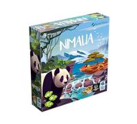 LUCKY DUCK GAMES - Nimalia | Jeu de société | Jeu de stratégie sur le thème des animaux | Jeu de construction de Territoire | Jeu familial amusant pour enfants et adultes | 2 à 4 joueurs | À partir de