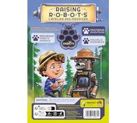 LUCKY DUCK GAMES | Raising Robots : L’Atelier des Prodiges | Jeu de Société de Stratégie & Construction de Moteur | Inventeurs, Robots & Actions Simultanées|1-6 Joueurs |14+|60-90 Min| en Français