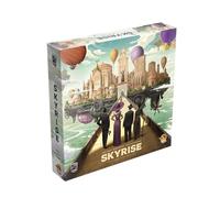 Lucky Duck Games - SKYRISE - Jeu de Société Stratégique et Artistique - Jeu de Bluff, Enchères & Construction - Cité Aérienne Unique - 2 à 4 Joueurs - 30-90 Min - Dès 14 Ans - Version Française