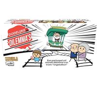 LUCKY DUCK GAMES| Trial by Trolley| Nederlandstalige Versie| Partyspel & Kaartspel |3-13 Spelers | 14+ | 15+ Min | Morele Dilemma’s, Discussies, Humor & Spanning