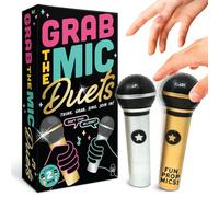 Lucky Egg Duo de karaoké - Libérez votre diva intérieure avec nos jeux de fête pour adultes, activité musicale amusante pour adultes et enfants, jeu de chant avec 2 microphones,