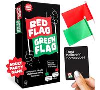 Lucky Egg - Jeu de fête amusant avec drapeau rouge et drapeau vert - pour juger vos amis - 230 questions diverses - Jeu de société pour adultes, jeux de fête pour adultes, jeux pour adultes, jeux