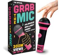 Lucky Egg Passionnant Grab The Mic - Le Jeu de karaoké Familial pour Les Enfants de 8 Ans et Plus, 2 à 10 Joueurs - Jeu de société pour Mauvais chanteurs - 250 Cartes lyriques pour Une soirée de Jeux