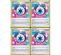 Lucky Energy 158/198 - Chilling Reign - Lot de 4 cartes d'énergie spéciales Pokemon