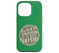 Lucky Enough to Be Irish Shamrock Vintage St Patrick Coque pour iPhone 13 Pro