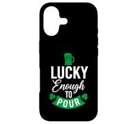 Lucky Enough to Verser St Patrick's Day Drinking Irish Cheers Coque pour iPhone 17