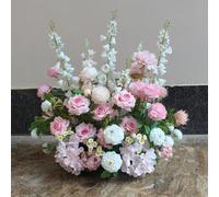 Lucky flower Plusieurs Couleurs décor de rangée de Fleurs église Mariage événement scène Arrangement de Flore Fournitures de décoration de Sol (12,60cm)