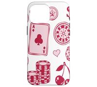 Lucky Girl Energy Gambling Playing Cards Cherries and Dice Coque pour iPhone 16 Pro Max