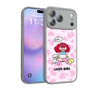 Lucky Girl Magnetic attraction phone case Skin-friendly for iPhone 13 Pro