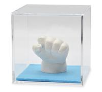 Lucky Hands® Cube en Verre Acrylique (8,5 x 8,5 x 8,5 cm, Bleu Clair)
