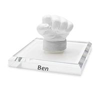 Lucky Hands Socle en acrylique avec inscription (10 x 10 cm)