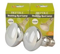 LUCKY HERP Ampoule chauffante pour spots pour reptiles, paquet de 2 (100, Watts)