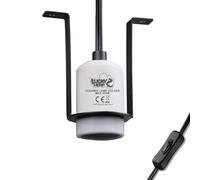 LUCKY HERP Douille de lampe chauffante en céramique pour reptiles - Culot E27 - Tête de lampe en céramique pour terrarium, tortue, game barbu