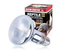 LUCKY HERP Lampe chauffante UVA UVB pour terrarium, E27, reptiles, UVB, 80 W, D3, spot chauffant UV pour tortue, dragon barbu, lézard, gecko