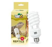 LUCKY HERP Lampe Reptile UVB 10.0 23W, Ampoule UVA UVB 150 Fluorescente Compacte pour Terrarium, Tortue, Dragon Barbu, Lézard, Serpent