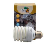 LUCKY HERP Reptile 10.0 UVB fluorescent désert terrarium lampe mini ampoule, filetage à vis, 9 W