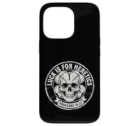Lucky is for Heretics | Proverbes 16:33 St Patrick Day Skull Coque pour iPhone 13 Pro