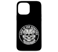 Lucky is for Heretics | Proverbes 16:33 St Patrick Day Skull Coque pour iPhone 13 Pro Max