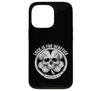 Lucky is for Heretics Proverbs 16:33 Crâne de la Saint-Patrick Coque pour iPhone 13 Pro