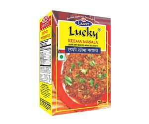 Lucky Keema Masala de qualité supérieure - Mélange aromatique pour curry Keema tendre et juteux | Idéal pour le keema de mouton, de poulet et de légumes | Mélange d'épices indiennes audacieux et
