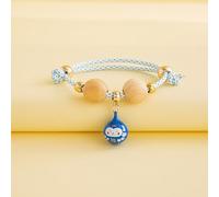 Lucky Kimono Cedar-Bead Pet Collar, Celery Pets Dog Cat Suit Collar with Fortune Pendant, Comfortable Adjustable, Cat Bells, Suitable for All Types of Cats and Dogs (#14,XXS (Suitable for 1-3kg))