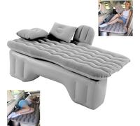 LUCKY KVW Matelas gonflable de voiture pour siège arrière et demi-coffre, lit de camping gonflable épais avec deux oreillers d'air et pompe à air électrique pour voiture, utilisation multi-scènes et