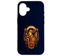 Lucky Lady 8 Ball Tatouage Art Old School Pin Up Girl Coque pour iPhone 16