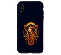 Lucky Lady 8 Ball Tatouage Art Old School Pin Up Girl Coque pour iPhone XS Max
