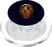 Lucky Lady 8 Ball Tatouage Art Old School Pin Up Girl PopSockets PopGrip pour MagSafe